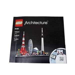 LEGO Architecture Tokyo‎ Japan 21051 Instruction Guide MANUAL ONLY